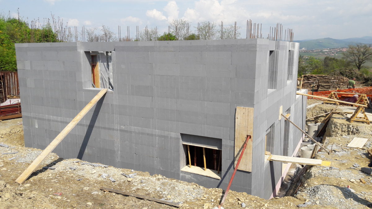 Gradnja objekta s sistemom JUBHome WALL v Kopru