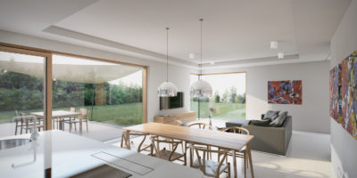 Hiša z atrijem MODERN 186 D