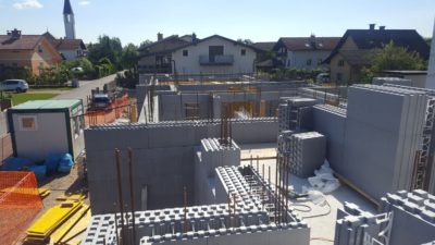 Gradnja JUBHome na Viru